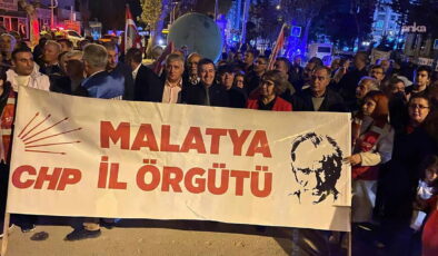 CHP Malatya İl Başkanlığından ‘Cumhuriyet Yürüyüşü’