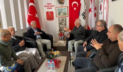 CHP’li İsmet Güneşhan, Çanakkale Muharip Gaziler Derneği’ni ziyaret etti