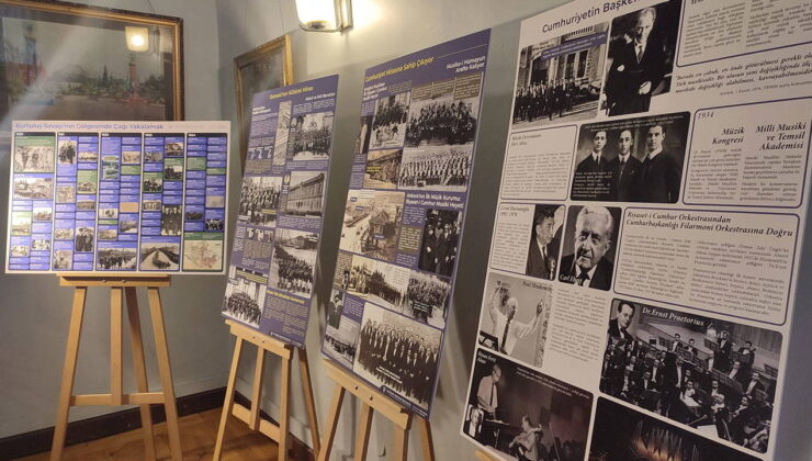 Cumhuriyet’in Müziğe Yolculuğu: ‘Mavilim’den Yunus Emre Oratoryosu’na’ Sergisi Pembe Köşk’te Açıldı