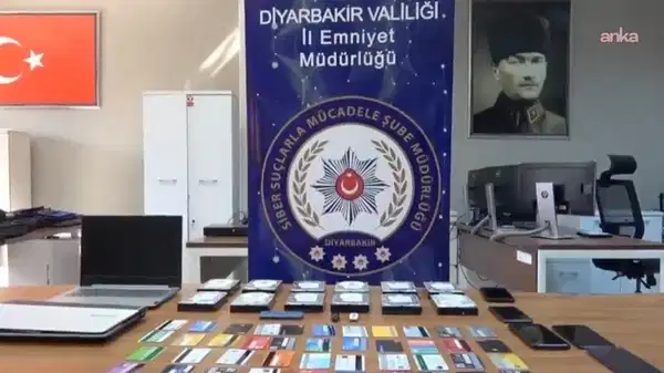 Diyarbakır merkezli 11 ilde dolandırıcılık operasyonu: 521 milyon lira işlem hacmi!