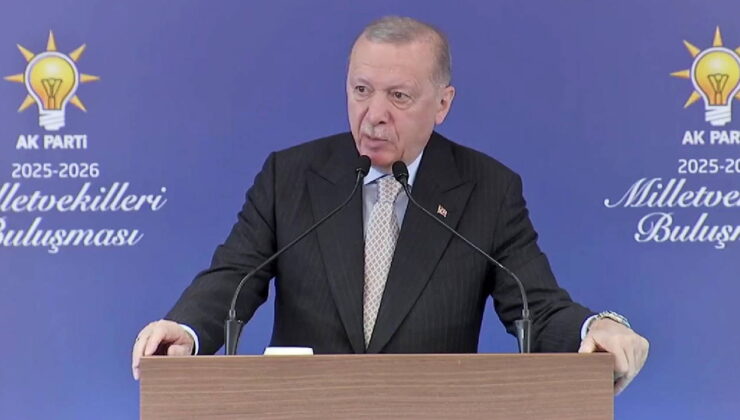 Erdoğan’dan kürsüde ‘fotoğraf’ yanıtı: ‘Maskeli linç korosu CHP’nin eseri!’