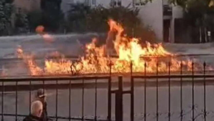 Faciaya ramak kala: Sigara yakınca ortalık alev aldı