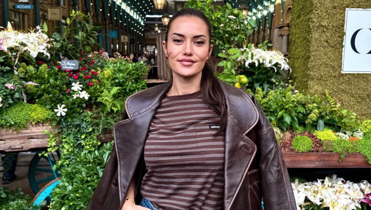 Fahriye Evcen’den çocuklu yeni kare! Son pozu oğlu Kerem’le