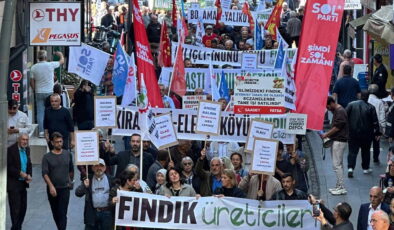 Fındık üreticilerinden Fatsa’da yürüyüş!