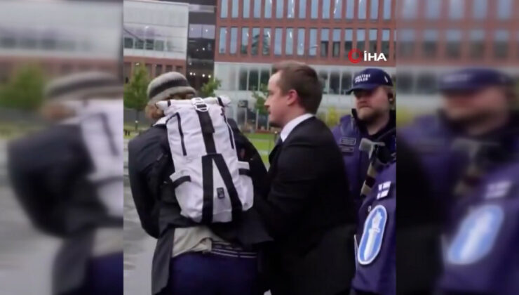 Finlandiya polisi, Cumhurbaşkanı Stubb’a İsrail’le ilgili soru soran gazeteciye müdahale etti