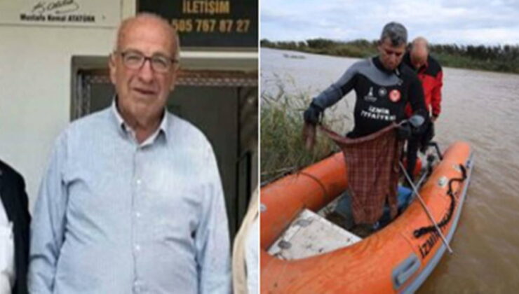 Foça’da selde kaybolan Bülent Kaptanoğlu’ndan acı haber