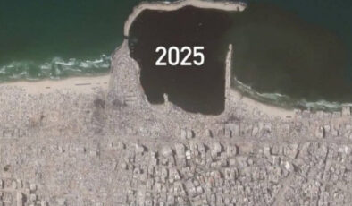 Gazze’de iki yıldaki yıkım havadan görüntülendi