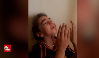 Gazzeli kız çocuğu ateşkesi gözyaşlarıyla karşıladı