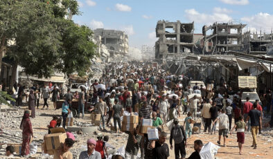 Gazze’ye ateşkes sonrası ilk yardımlar ulaştı