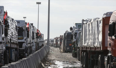 Gazze’ye eylül ayında 18 bin yardım tırında sadece 1824’ü girdi