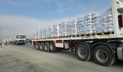 Gazze’ye yardım tırları girdi, ancak dağıtım yapılmadı