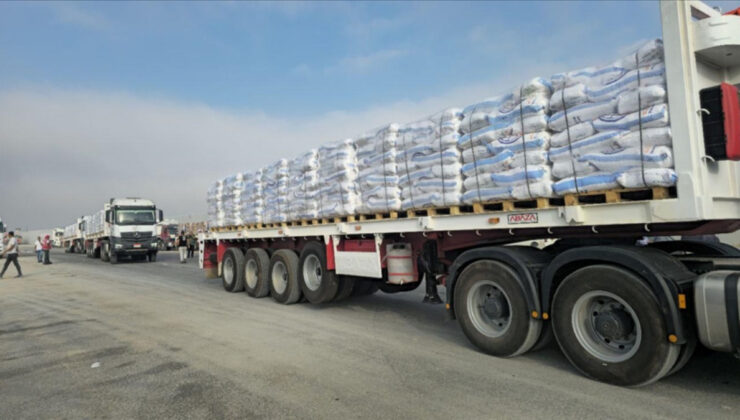 Gazze’ye yardım tırları girdi, ancak dağıtım yapılmadı