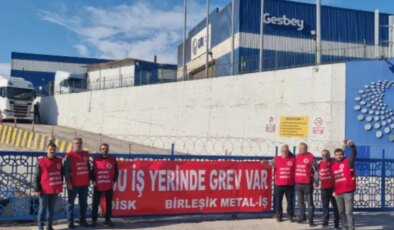 Gesbey’de grev pankartı asıldı: İşverenden ‘imam’ hamlesi