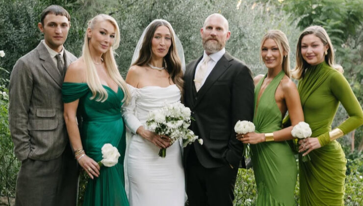 Gigi ve Bella Hadid kardeşler ablalarını evlendirdi! Düğünden kareler var