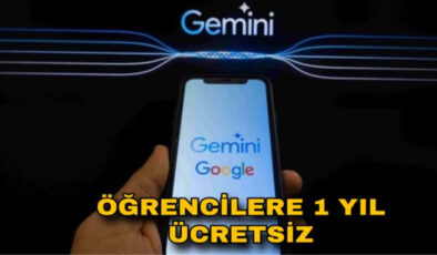 Google Gemini Pro öğrenci başvurusu: 1 yıl ücretsiz
