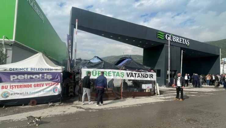 Gübretaş işleri 118 gündür grevde…  İşçiler: ‘Geçinebilir bir hayat istiyoruz, mücadelemizi sonuna kadar sürdürmeye kararlıyız’