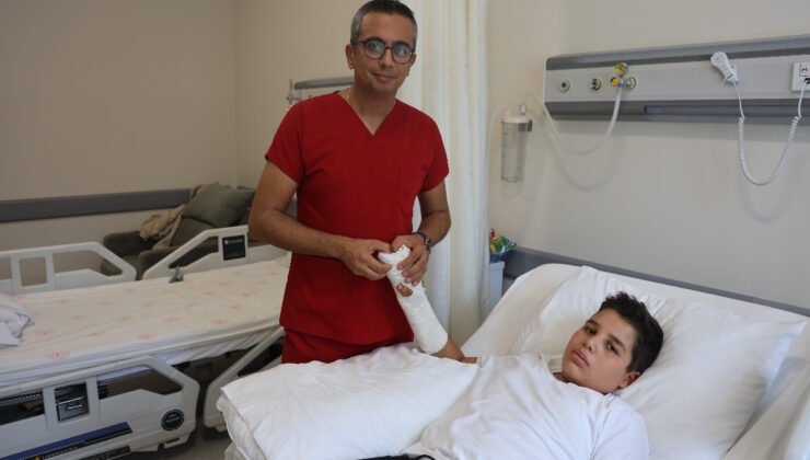 Hatay’da elini üzüm sıkma makinesine kaptırdı