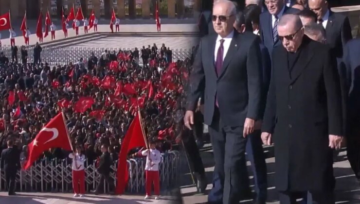 Her sene aynı ayıp: Anıtkabir’de yine ‘Erdoğan’ sloganı atıldı!