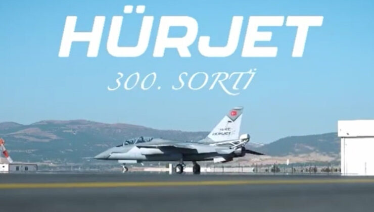 HÜRJET, 300’üncü test uçuşuşunu gerçekleştirdi