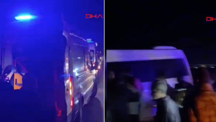 İşçileri taşıyan servis traktöre çarptı: 3’ü ağır 14 yaralı!