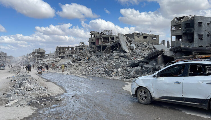 İsrail’in Gazze Şehri’nden çekilmesiyle şehirdeki yıkım gözler önüne serildi