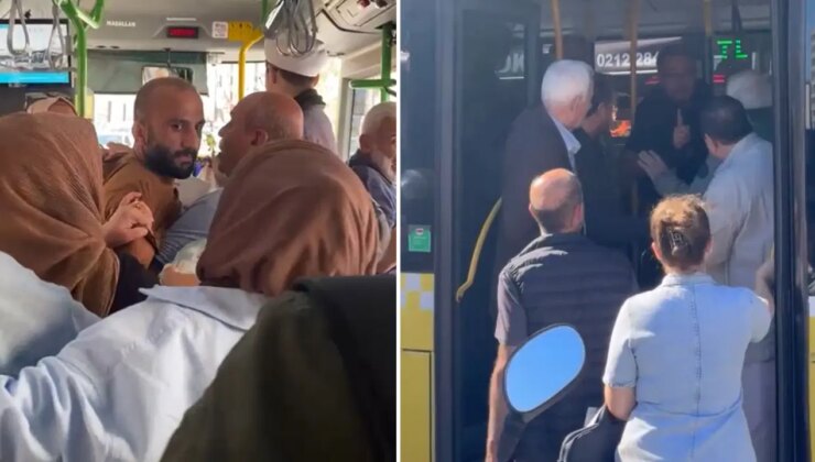 İstanbul’da İETT otobüsünde ‘Kart basma’ kavgası: Şoförün kafasına yumruk attı!