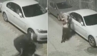 İstanbul’da sokak ortasında dehşet: Kadını bayıltana kadar darbetti!