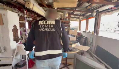 İzmir’de ‘kaçakçılık’ operasyonu: 20 milyon liralık tarihi eser ele geçirildi!