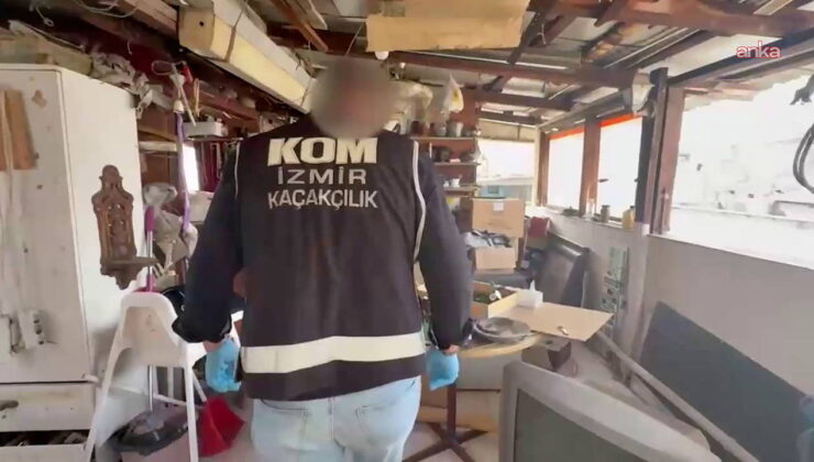 İzmir’de ‘kaçakçılık’ operasyonu: 20 milyon liralık tarihi eser ele geçirildi!