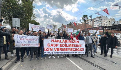 İzmir’de TPI işçilerinin valiliğe yürüyüşüne izin verilmedi… “Haklarımızın gasp edilmesine izin vermeyeceğiz”