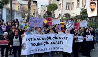 İzmirli kadınlardan Rojin için adalet yürüyüşü: “Kadın cinayeti değil, politik bir şiddetin yansıması”
