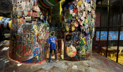 Libya’da savaşın izleri, sanatla kafe ve kültür merkezine dönüştü