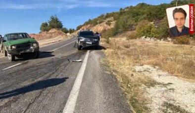 Manisa’da bakanlığa bağlı çalışan veteriner hekimler kaza geçirdi: ‘Hizmet aracı değil, ölüm tuzağı’