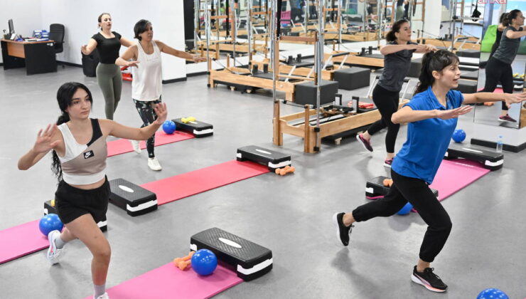 Mersin Büyükşehir Belediyesi’nden kadınlara ücretsiz pilates desteği