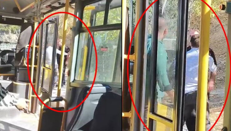 Minibüs şoförü ile yolcunun ‘durak’ kavgası