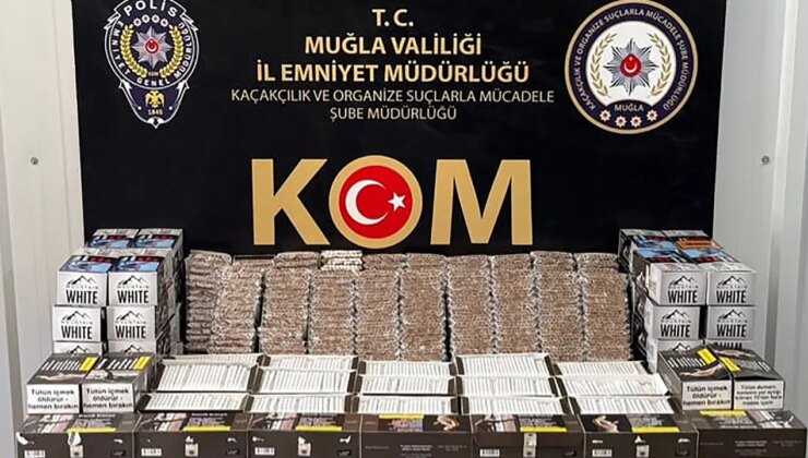 Muğla’nın 6 ilçesinde kaçak tütün mamulleri operasyonu