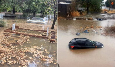 Muğla’yı sağanak vurdu: Araçlar mahsur kaldı, tekneler kıyıya vurdu!