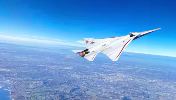 NASA’nın X-59 sessiz süpersonik jeti ilk uçuşunu gerçekleştirdi