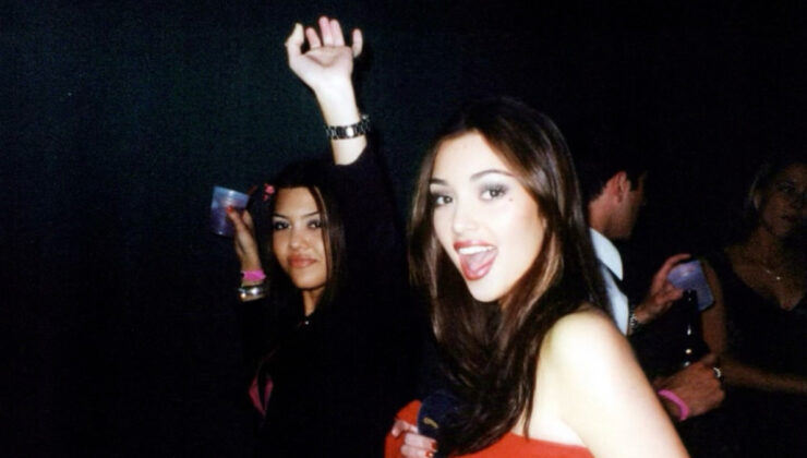 Nostaljik fotoğraf! Kourtney Kardashian, Kim Kardashian’ın 45. yaşını kutladı