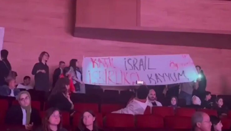 ODTÜ’de ‘İsrail’ protestosu: Kayyum rektör Yozgatlıgil ‘Gazze’ dersi anlatmaya kalkınca…