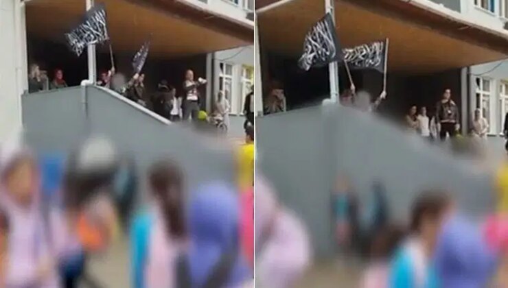 Öğrenciye ‘Kelime-i Tevhid’ bayrağı taşıtıldı: ‘Bu tablo okullarımızın hangi zihniyetin etkisinde bırakıldığını açıkça gösteriyor’