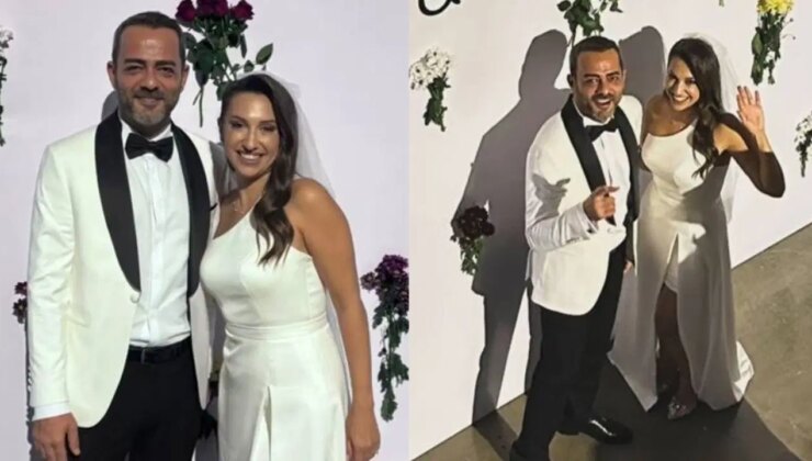 Oyuncu Kerem Fırtına ve sunucu Gözde Şeker evlendi: Davetliler arasında Başak Demirtaş ile Alper Taş da vardı