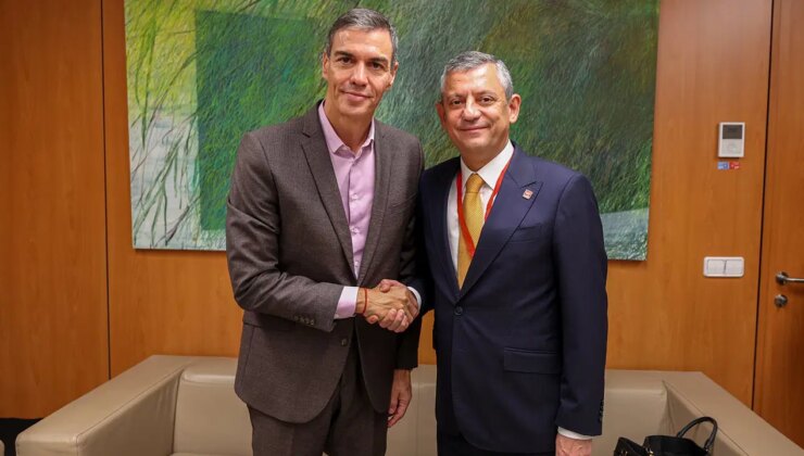 Özgür Özel, İspanya Başbakanı Pedro Sanchez ile bir araya geldi
