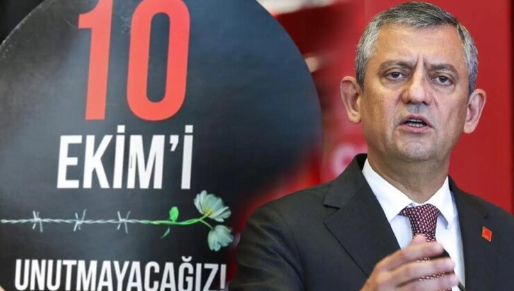 Özgür Özel’den ‘Ankara Gar Katliamı’ paylaşımı: ‘Yitirdiğimiz barış güvercinlerini rahmetle anıyorum’