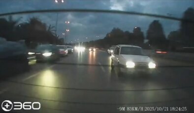 Pendik’te faciadan dönüldü: Makas atan otomobil, takla atarak metrelerce sürüklendi!