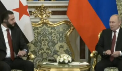 Putin ve Ahmed Şara, Moskova’da bir araya geldi