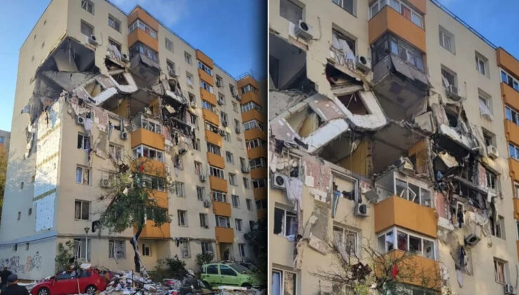 Romanya’da 8 katlı apartmanda patlama: 3 ölü 13 yaralı