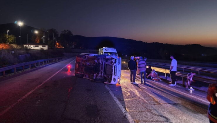 Samsun’da feci kaza… Otomobil, minibüse çarptı: 5’i çocuk, 9 yaralı!