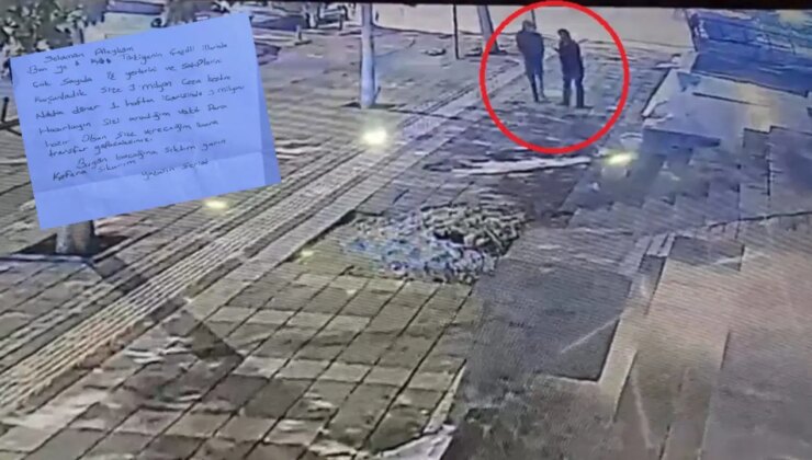 Saniye saniye kaydedildi… Dönerciden tehdit mektubu ile milyonlarca lira haraç istediler!