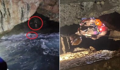 Sığındıkları mağarada mahsur kaldılar: ‘Operasyon’la kurtarıldılar